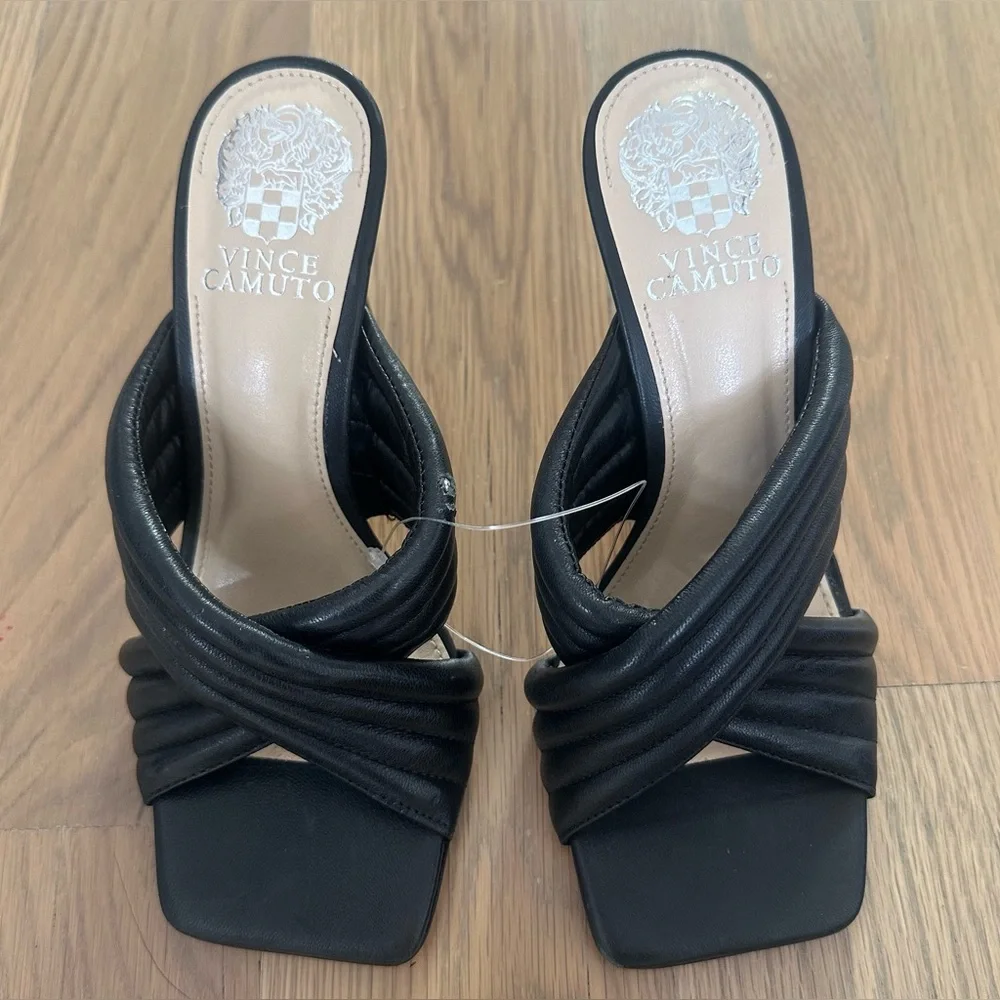 Vince Camuto Women's Sarendie Quilted Strap Sandal Slide size 6 - Picture 6 of 12